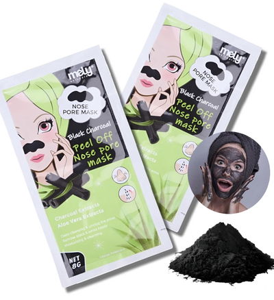 Mascarilla Peel off de carbón mely para puntos negros 