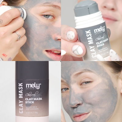 Mascarilla en barra mely con extracto de carbono