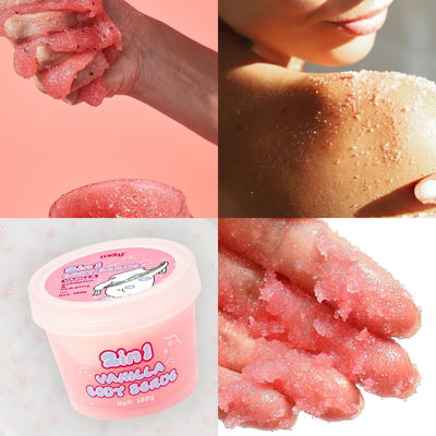 Exfoliante corporal con extracto de vainilla mely 
