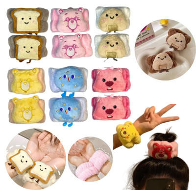 Par de muñequeras personajes de skin 