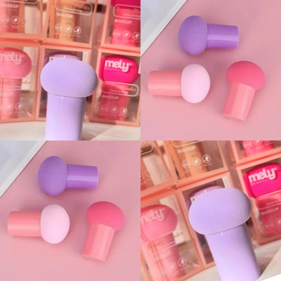 Esponja de maquillaje hongo mely 