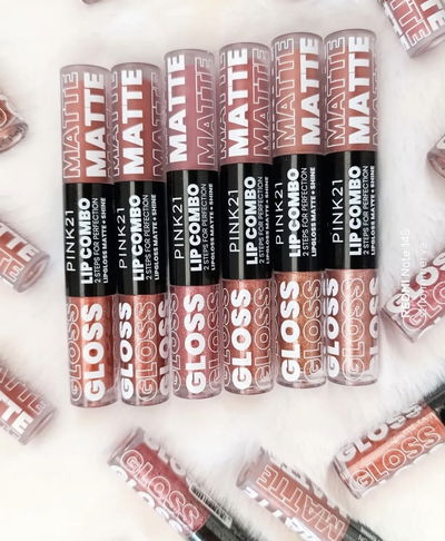Lip combo gloss y labial pink 21