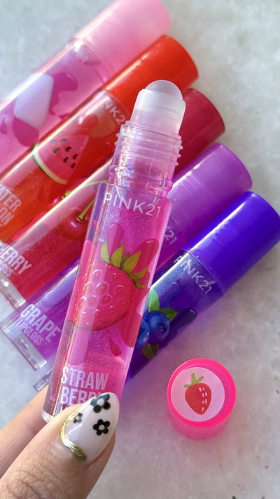 Gloss frutal hidratante pink 21 roll on 