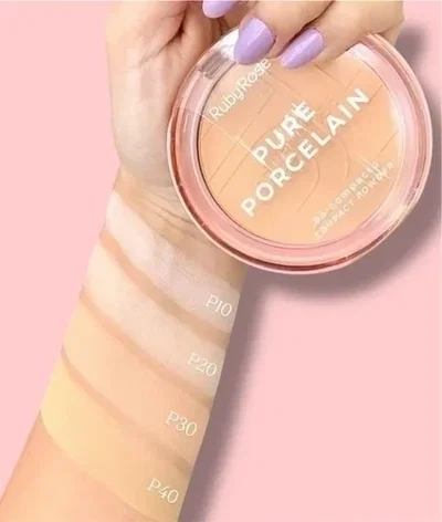 Polvo compacto pure porcelain Ruby rose 