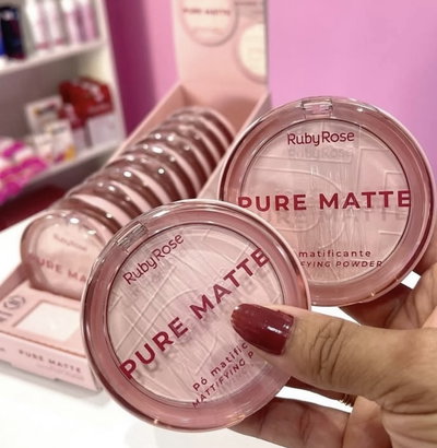 Polvo traslúcido compacto matte Ruby rose 