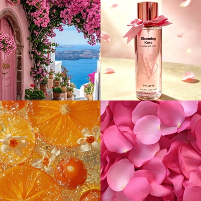 Body splash blooming rose 