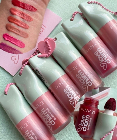 Rubor líquido pink 21 con charm 