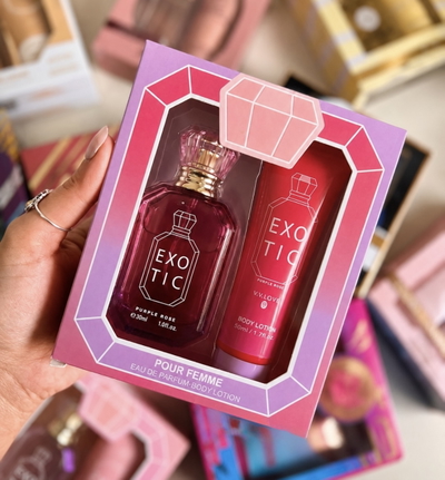 Crema y perfume exotic 