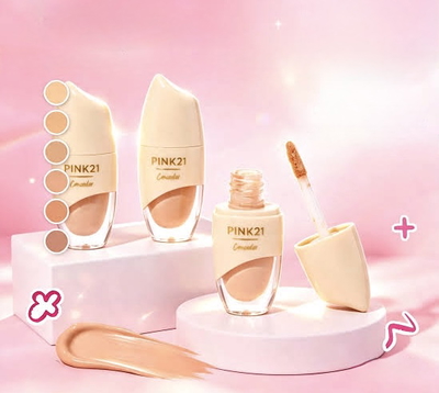 Corrector de ojeras pink 21