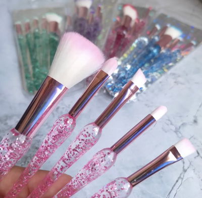 Brochas glitter x5 unidades 