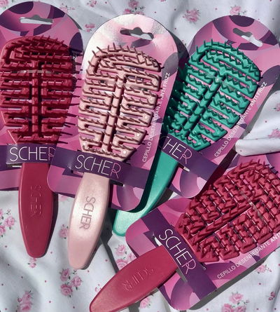 Cepillo desenredante anti frizz