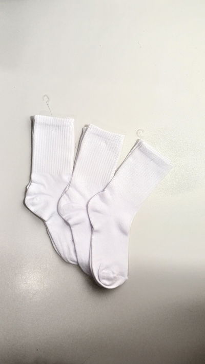 Blanco liso tenis niño