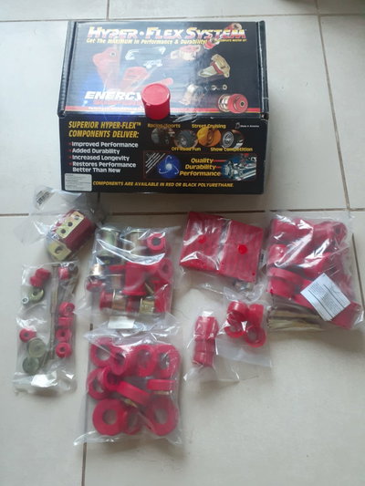 Kit bujes poliuretano Energy para Coupe Chevy o Sedan 4 puertas.