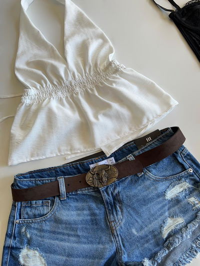 Cinto Gamuzado // $11000 efectivo