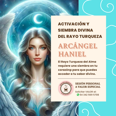 RAYO TURQUEZA Activación y Siembra Divina con HANIEL