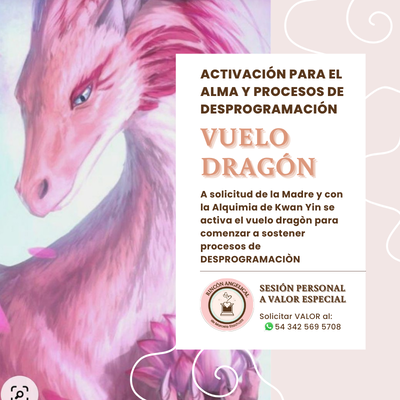 Activación VUELO DRAGÓN para el.alma y su desprogramación