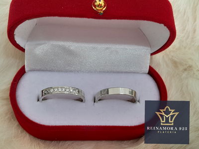 Alianzas Plata 925 cinta 3,5mm Princesa