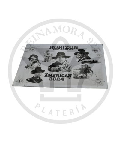 Placa Acero Inoxidable 10x20cm texto + foto