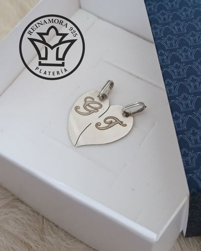 Dije Plata 925 Para Compartir + Grabado