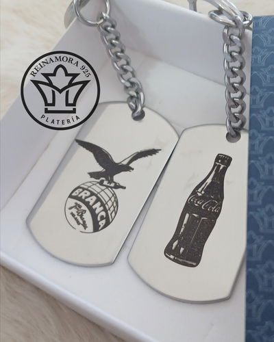 Llaveros Para Compartir Acero Quirúrgico 