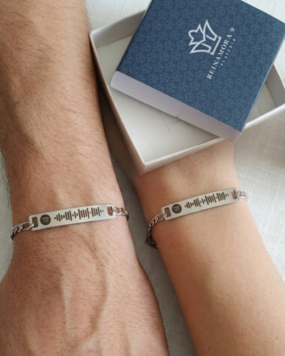 Pulsera Acero Quirúrgico Spotify