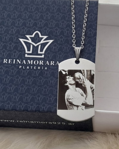 Fotograbado Acero Quirúrgico + Qr