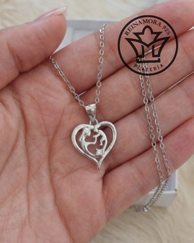 Dije Plata 925 Rodinado Cz Familia