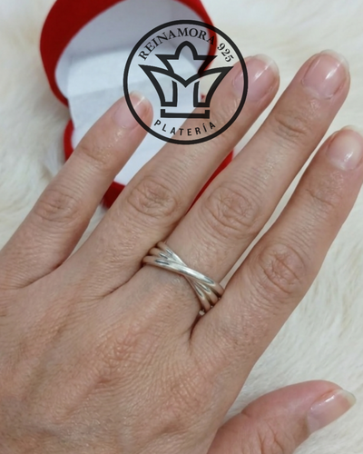 Anillo Plata 925 Amistad 5grs