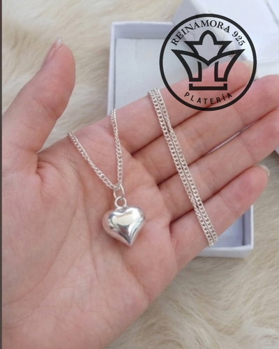 Dije Plata 925 Corazón Panzón 13mm 11gr