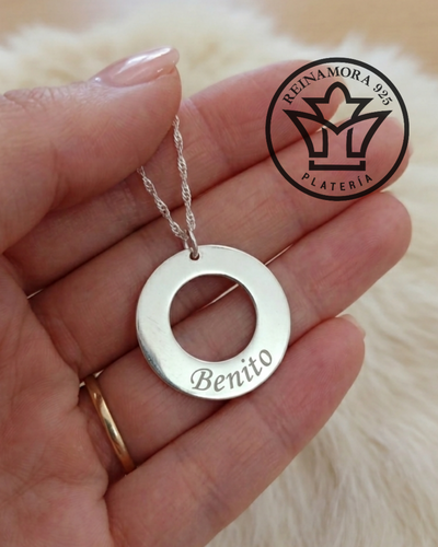 Dije Plata 925 Ruso l 1.2grs + Grabado Nombre