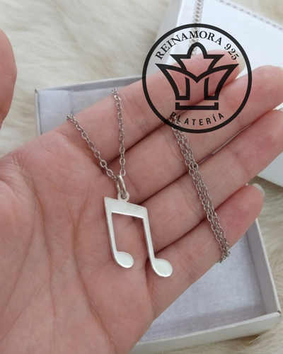 Dije Plata 925 Corchea 0.8grs 16mm