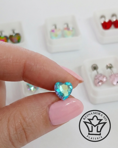 Aros Acero Quirúrgico Corazon 8mm Rosca