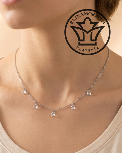 Gargantilla Acero Quirúrgico Cubic 4mm 