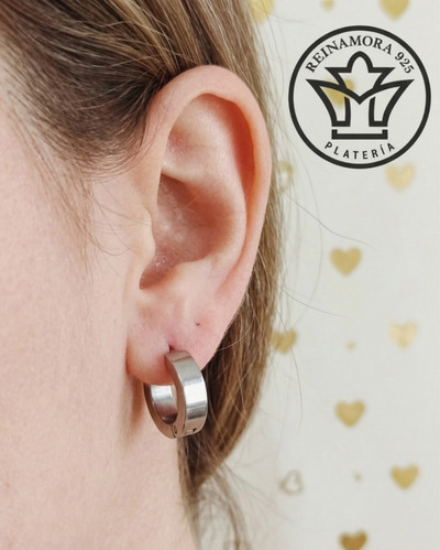 Aros Acero Quirúrgico Bisagra 13mm Color Mate
