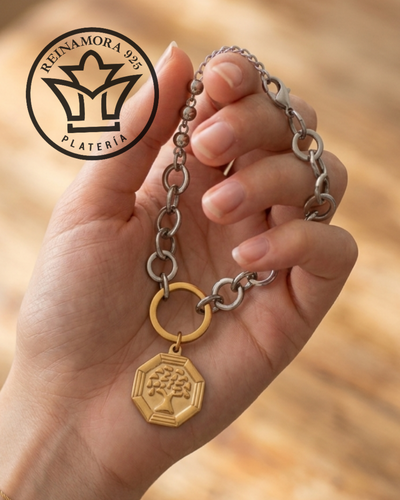 Pulsera Acero Quirúrgico Árbol de la Vida
