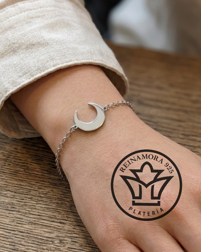 Pulsera Acero Quirúrgico Luna