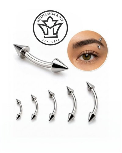 Piercing Acero Quirúrgico Ceja Punta