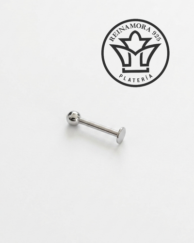 Piercing Acero Quirúrgico Mentón Bolita