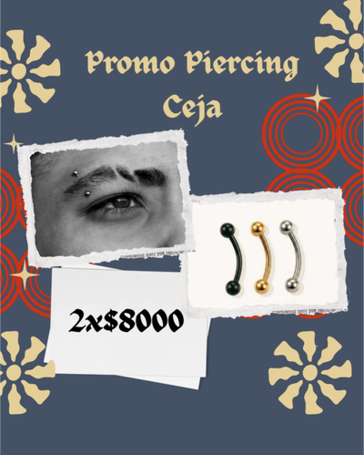 Promo Piercing Ceja