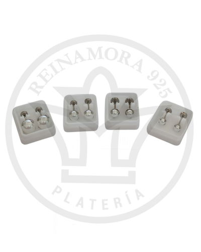 Abridores Acero Quirúrgico Perla Engarzada 3, 5, 7 y 9mm