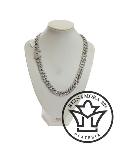 Cadena Fantasia Cubana Strass 50cm