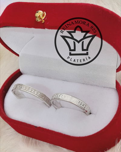 Alianzas Plata 925 cinta 3,5 Guardas Griegas