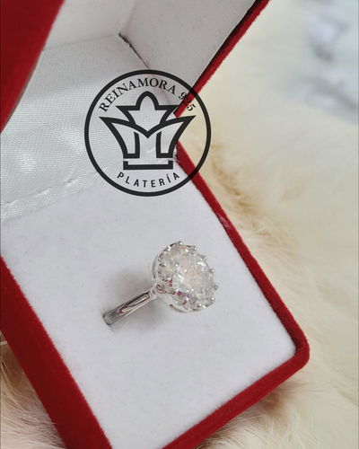 Anillo Plata 925 Cz Corona 