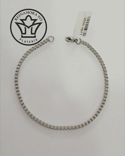 Pulsera Acero Quirúrgico Box 3mm 