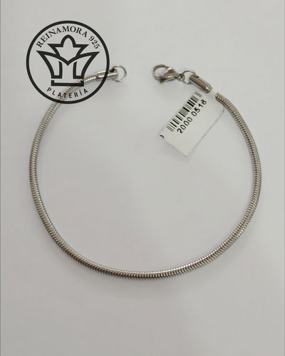 Pulsera Acero Quirúrgico Snake 3mm 