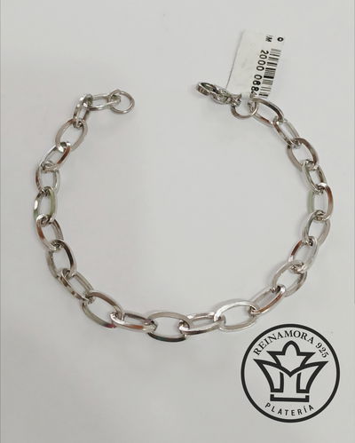 Pulsera Acero Quirúrgico Force Oval 7mm 