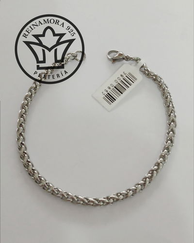 Pulsera Acero Quirúrgico Espiga 4mm 