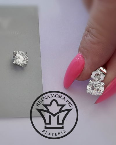 Aros Plata 925 Cubic 8mm