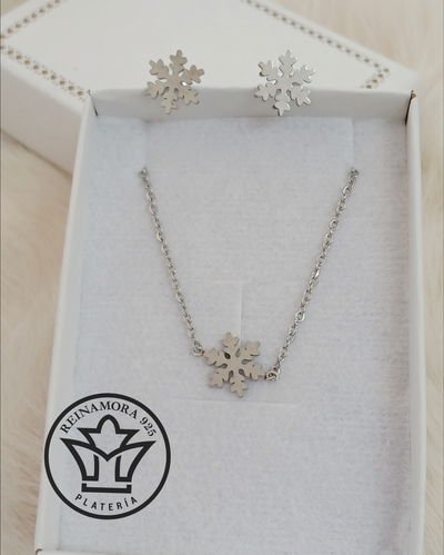 Conjunto Acero Quirúrgico Copo Nieve