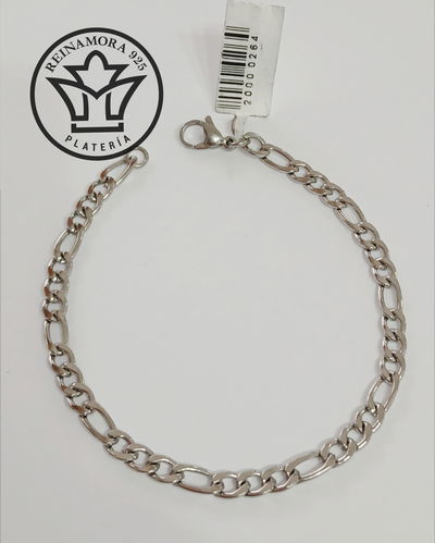 Pulsera Acero Quirúrgico Figaro 4mm 